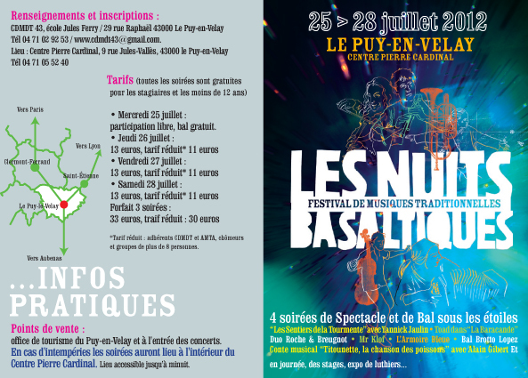 Les Nuits Basaltiques : un avant-goût en se promenant dans le Puy-en-Velay