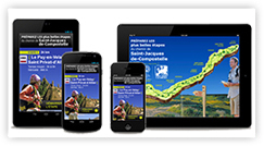 Chemin de Compostelle : l'application smartphone Le Puy-St privat d'Allier.