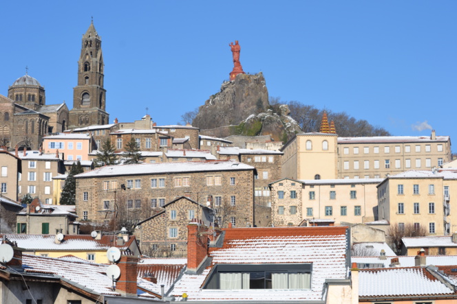 Neige et ballade au Puy-en-Velay
