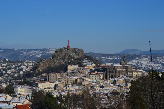 Neige et ballade au Puy-en-Velay