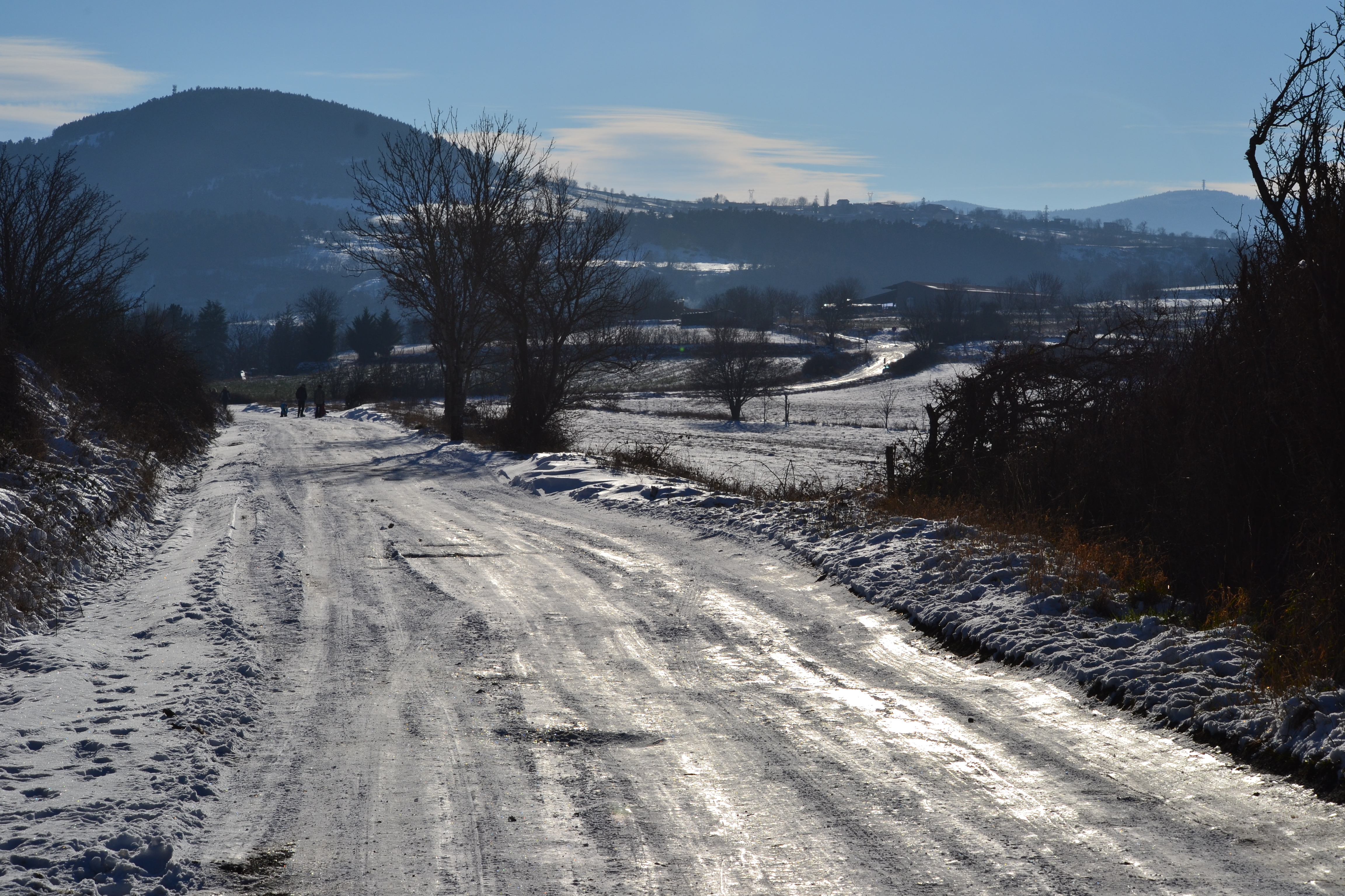 Neige et ballade au Puy-en-Velay