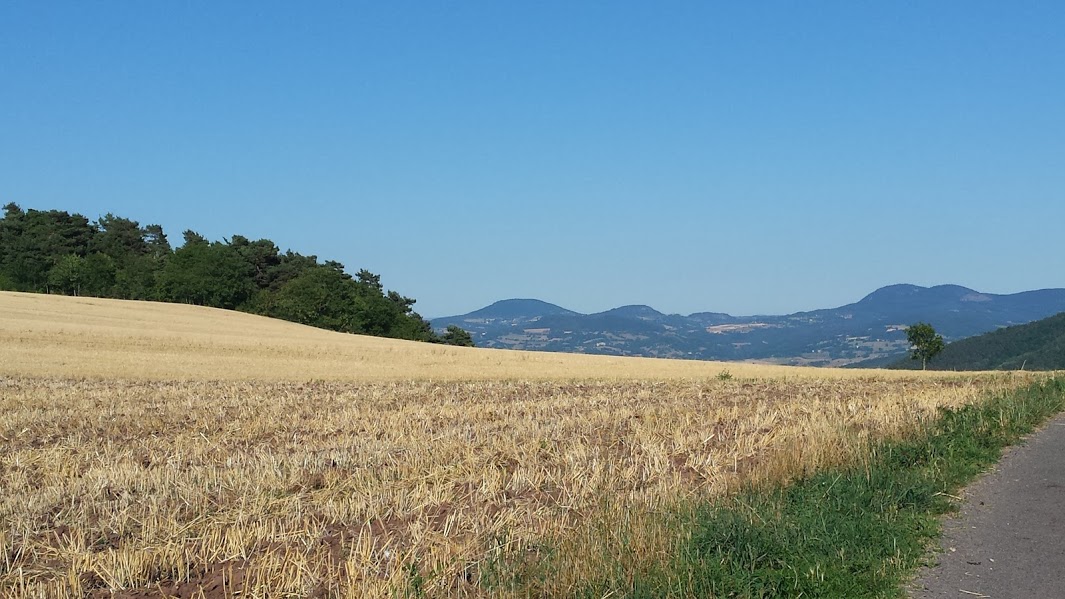 Un air de Provence en Haute-Loire, moi qui voulais aller au Sud...