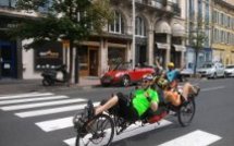 Les pèlerins viennent au Puy...par tous les moyens!