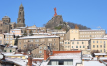 Neige et ballade au Puy-en-Velay